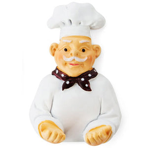 Chef 3D Cartoon Cable Plug Holder, Hook Adhesive Wall Mounted