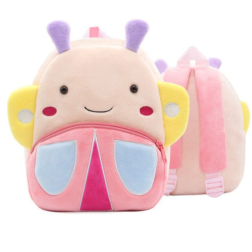 3D Cartoon Plush Children's Backpack - 3