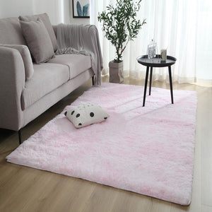 Tie Dyeing Plush Soft Carpets For Living Room and Bedroom