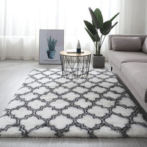 Tie Dyeing Plush Soft Carpets For Living Room and Bedroom