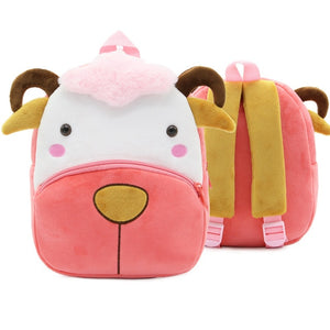 3D Cartoon Plush Children's Backpack - 4